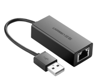 Przejściówka UGREEN Adapter Ethernet CR110 USB-C do RJ45 100Mbs czarny